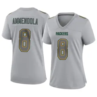 Green Bay Packers Women's Matt Ammendola Game Atmosphere Fashion Jersey - Gray