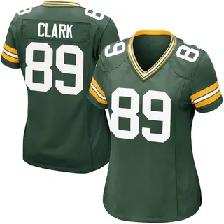 Green Bay Packers Women's Michael Clark Game Team Color Jersey - Green