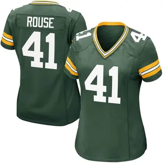 Green Bay Packers Women's Nydair Rouse Game Team Color Jersey - Green