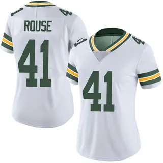 Green Bay Packers Women's Nydair Rouse Limited Vapor Untouchable Jersey - White