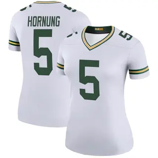 Green Bay Packers Women's Paul Hornung Legend Color Rush Jersey - White