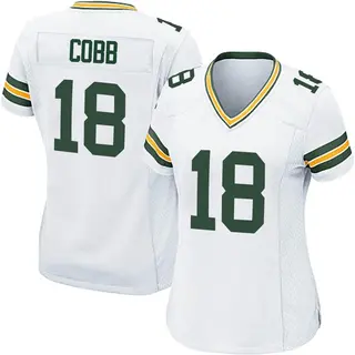 Green Bay Packers Women's Randall Cobb Game Jersey - White