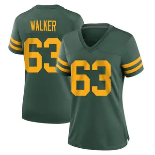 Green Bay Packers Women's Rasheed Walker Game Alternate Jersey - Green