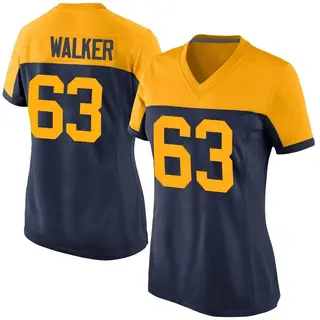 Green Bay Packers Women's Rasheed Walker Game Alternate Jersey - Navy