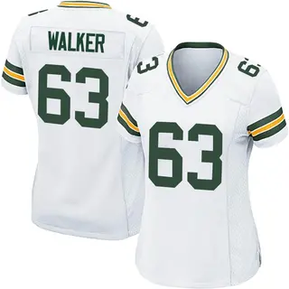 Green Bay Packers Women's Rasheed Walker Game Jersey - White