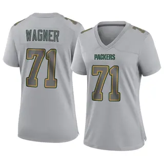 Green Bay Packers Women's Rick Wagner Game Atmosphere Fashion Jersey - Gray