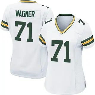 Green Bay Packers Women's Rick Wagner Game Jersey - White