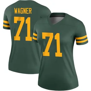 Green Bay Packers Women's Rick Wagner Legend Alternate Jersey - Green