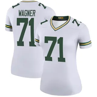 Green Bay Packers Women's Rick Wagner Legend Color Rush Jersey - White