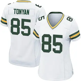 Green Bay Packers Women's Robert Tonyan Game Jersey - White