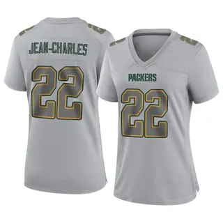 Green Bay Packers Women's Shemar Jean-Charles Game Atmosphere Fashion Jersey - Gray