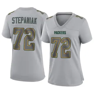 Green Bay Packers Women's Simon Stepaniak Game Atmosphere Fashion Jersey - Gray