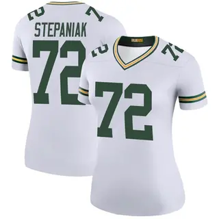 Green Bay Packers Women's Simon Stepaniak Legend Color Rush Jersey - White