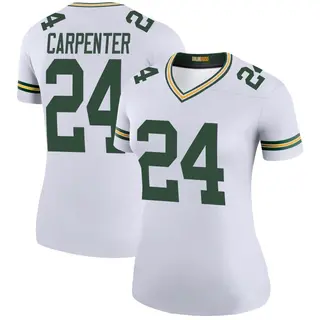 Green Bay Packers Women's Tariq Carpenter Legend Color Rush Jersey - White