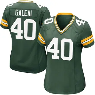 Green Bay Packers Women's Tipa Galeai Game Team Color Jersey - Green