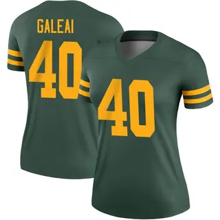 Green Bay Packers Women's Tipa Galeai Legend Alternate Jersey - Green