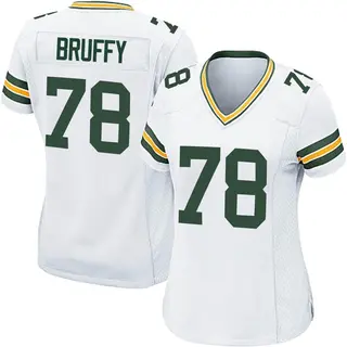 Green Bay Packers Women's Travis Bruffy Game Jersey - White