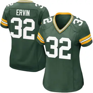 Green Bay Packers Women's Tyler Ervin Game Team Color Jersey - Green