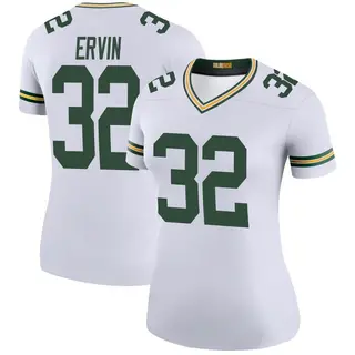 Green Bay Packers Women's Tyler Ervin Legend Color Rush Jersey - White