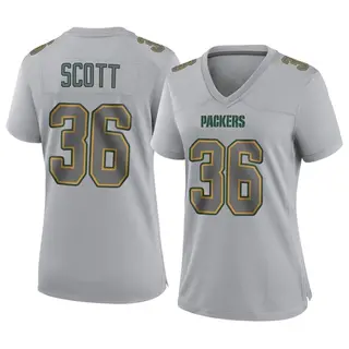 Green Bay Packers Women's Vernon Scott Game Atmosphere Fashion Jersey - Gray