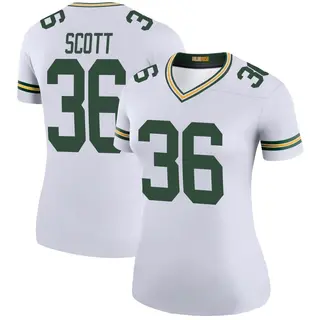Green Bay Packers Women's Vernon Scott Legend Color Rush Jersey - White