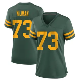 Green Bay Packers Women's Yosh Nijman Game Alternate Jersey - Green