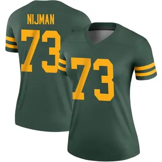 Green Bay Packers Women's Yosh Nijman Legend Alternate Jersey - Green
