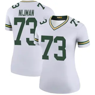 Green Bay Packers Women's Yosh Nijman Legend Color Rush Jersey - White