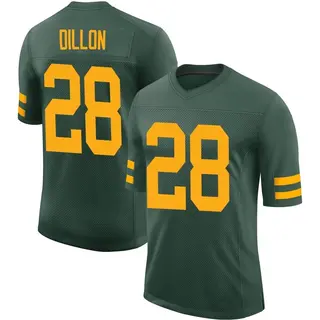 Green Bay Packers Youth AJ Dillon Limited Alternate Vapor Jersey - Green