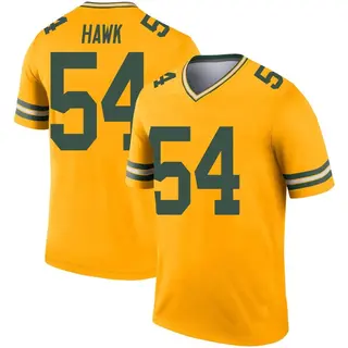 Green Bay Packers Youth A.J. Hawk Legend Inverted Jersey - Gold