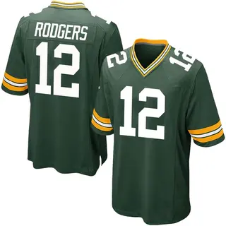 Green Bay Packers Youth Aaron Rodgers Game Team Color Jersey - Green