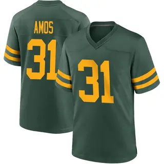 Green Bay Packers Youth Adrian Amos Game Alternate Jersey - Green