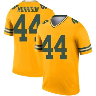 Green Bay Packers Youth Antonio Morrison Legend Inverted Jersey - Gold