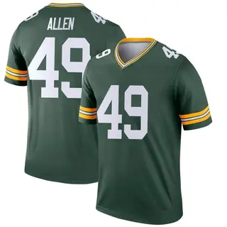 Green Bay Packers Youth Austin Allen Legend Jersey - Green
