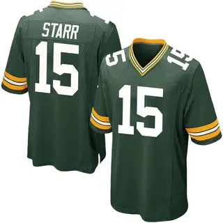 Green Bay Packers Youth Bart Starr Game Team Color Jersey - Green