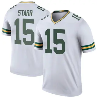 Green Bay Packers Youth Bart Starr Legend Color Rush Jersey - White