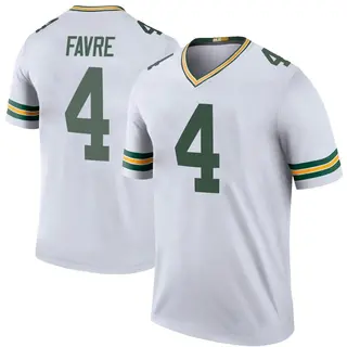 Green Bay Packers Youth Brett Favre Legend Color Rush Jersey - White