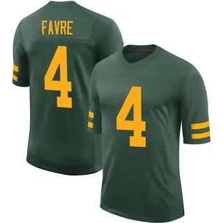 Green Bay Packers Youth Brett Favre Limited Alternate Vapor Jersey - Green