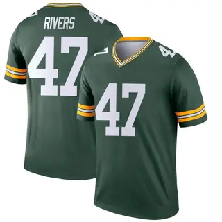 Green Bay Packers Youth Chauncey Rivers Legend Jersey - Green