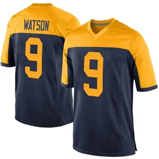 Green Bay Packers Youth Christian Watson Game Alternate Jersey - Navy
