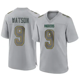 Green Bay Packers Youth Christian Watson Game Atmosphere Fashion Jersey - Gray