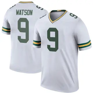 Green Bay Packers Youth Christian Watson Legend Color Rush Jersey - White