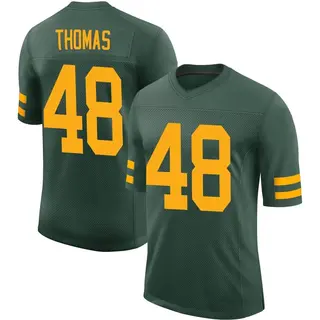 Green Bay Packers Youth DQ Thomas Limited Alternate Vapor Jersey - Green