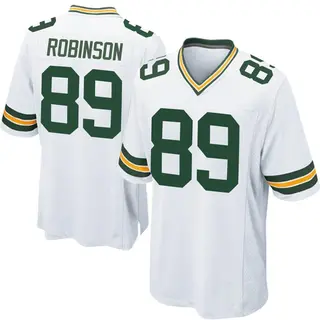Green Bay Packers Youth Dave Robinson Game Jersey - White