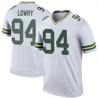 Green Bay Packers Youth Dean Lowry Legend Color Rush Jersey - White