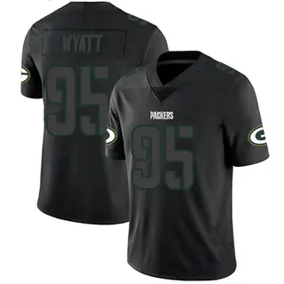 Green Bay Packers Youth Devonte Wyatt Limited Jersey - Black Impact