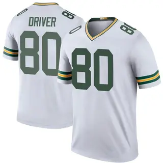 Green Bay Packers Youth Donald Driver Legend Color Rush Jersey - White