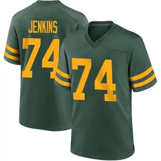 Green Bay Packers Youth Elgton Jenkins Game Alternate Jersey - Green