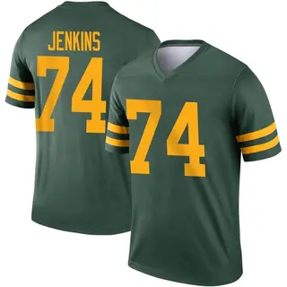 Green Bay Packers Youth Elgton Jenkins Legend Alternate Jersey - Green