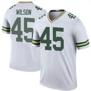 Green Bay Packers Youth Eric Wilson Legend Color Rush Jersey - White
